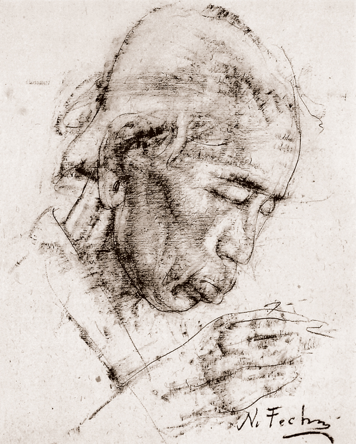  Nicolai Ivanovich Fechin —— 巴厘岛老妪 (2)